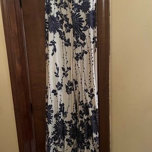 Free people purple haze wide leg pants. Covered buttons and zip waist